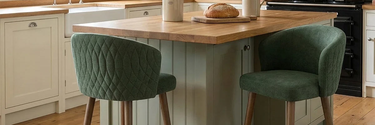 Fabric Bar Stools