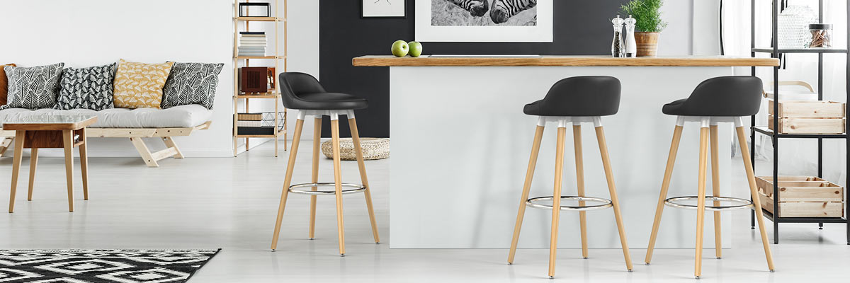 Wooden Breakfast Bar Stools