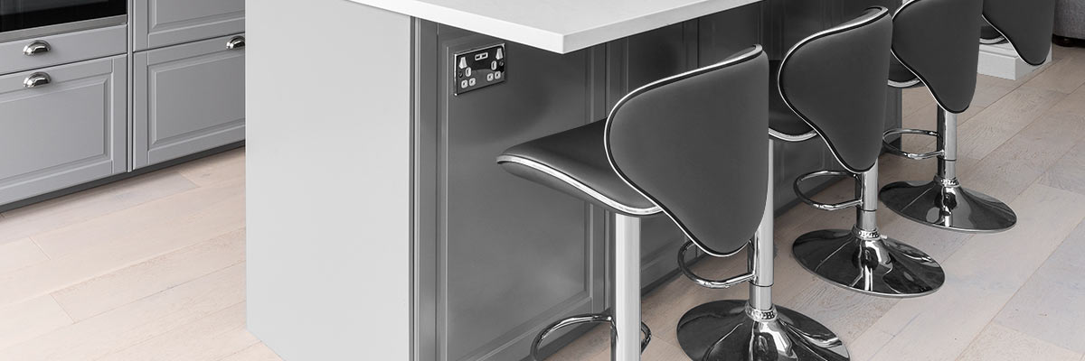 Chrome Kitchen Stools