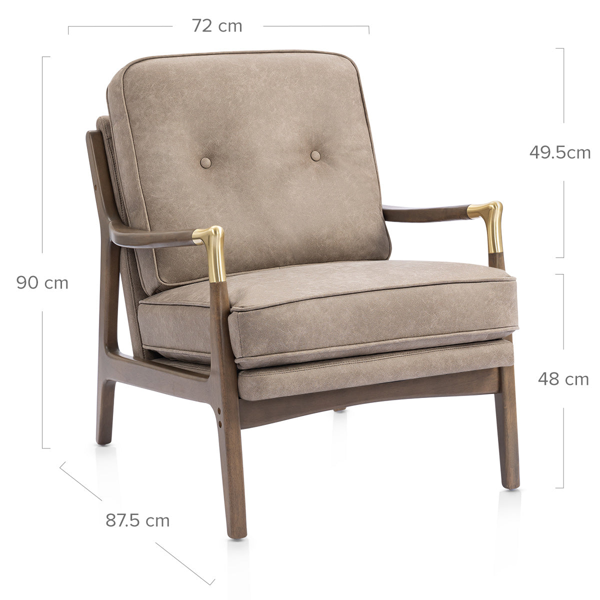Holborn Accent Chair Brown