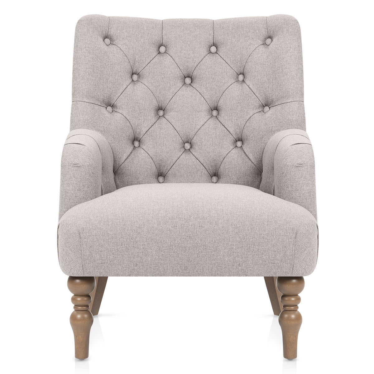 Balmoral Armchair Grey Fabric