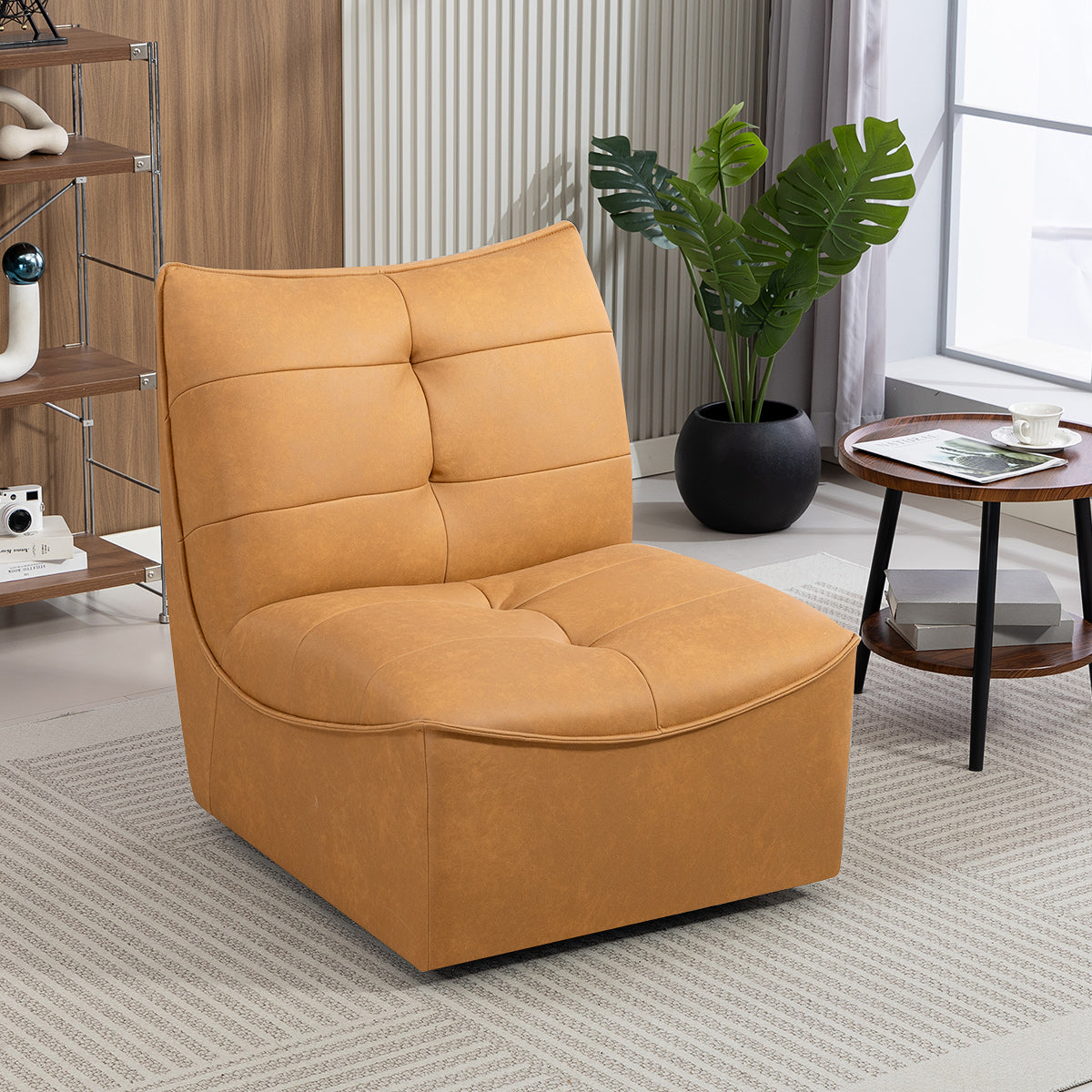 Hollis Accent Chair Burnt Orange