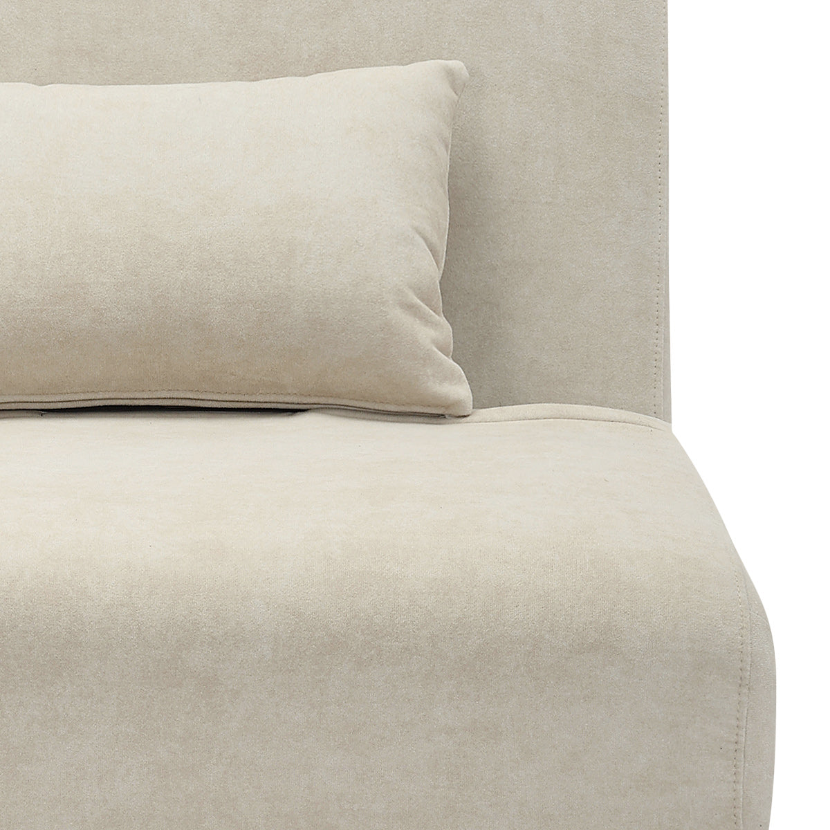 Celeste Single Sofa Bed Beige Fabric