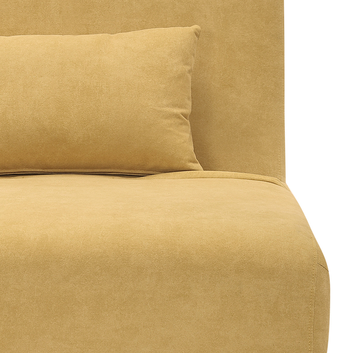 Celeste Single Sofa Bed Chair Mustard Fabric