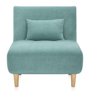 Celeste Single Sofa Bed Teal Fabric