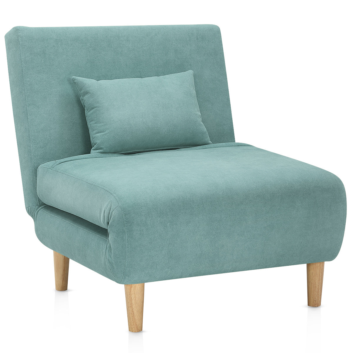 Celeste Single Sofa Bed Teal Fabric
