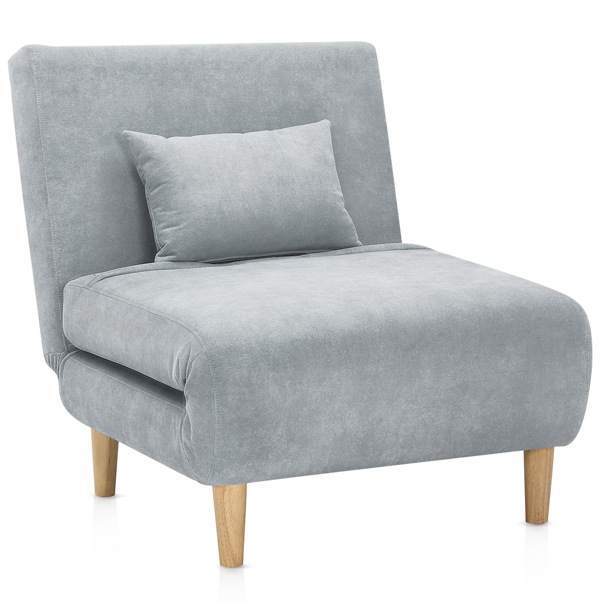 Celeste Single Sofa Bed Grey Fabric