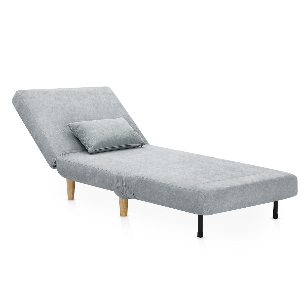 Celeste Single Sofa Bed Grey Fabric