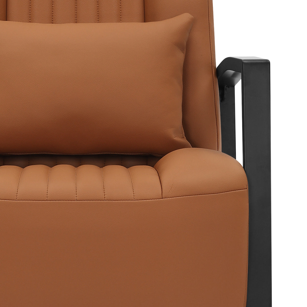 Byron Accent Chair Tan Eco Leather