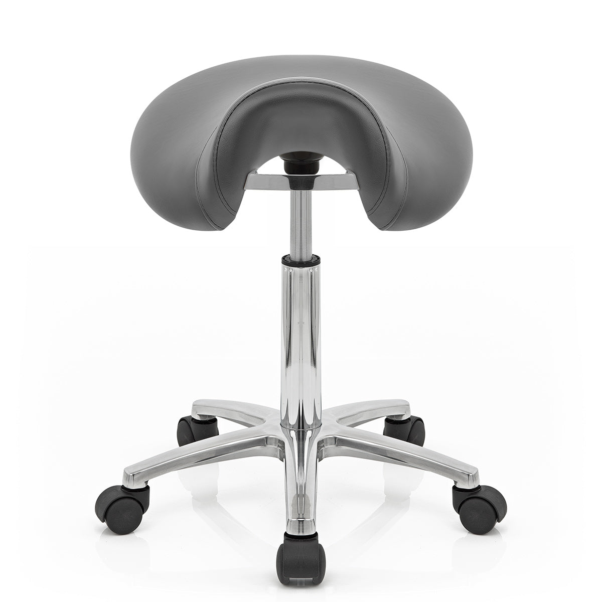 Deluxe Saddle Stool Grey