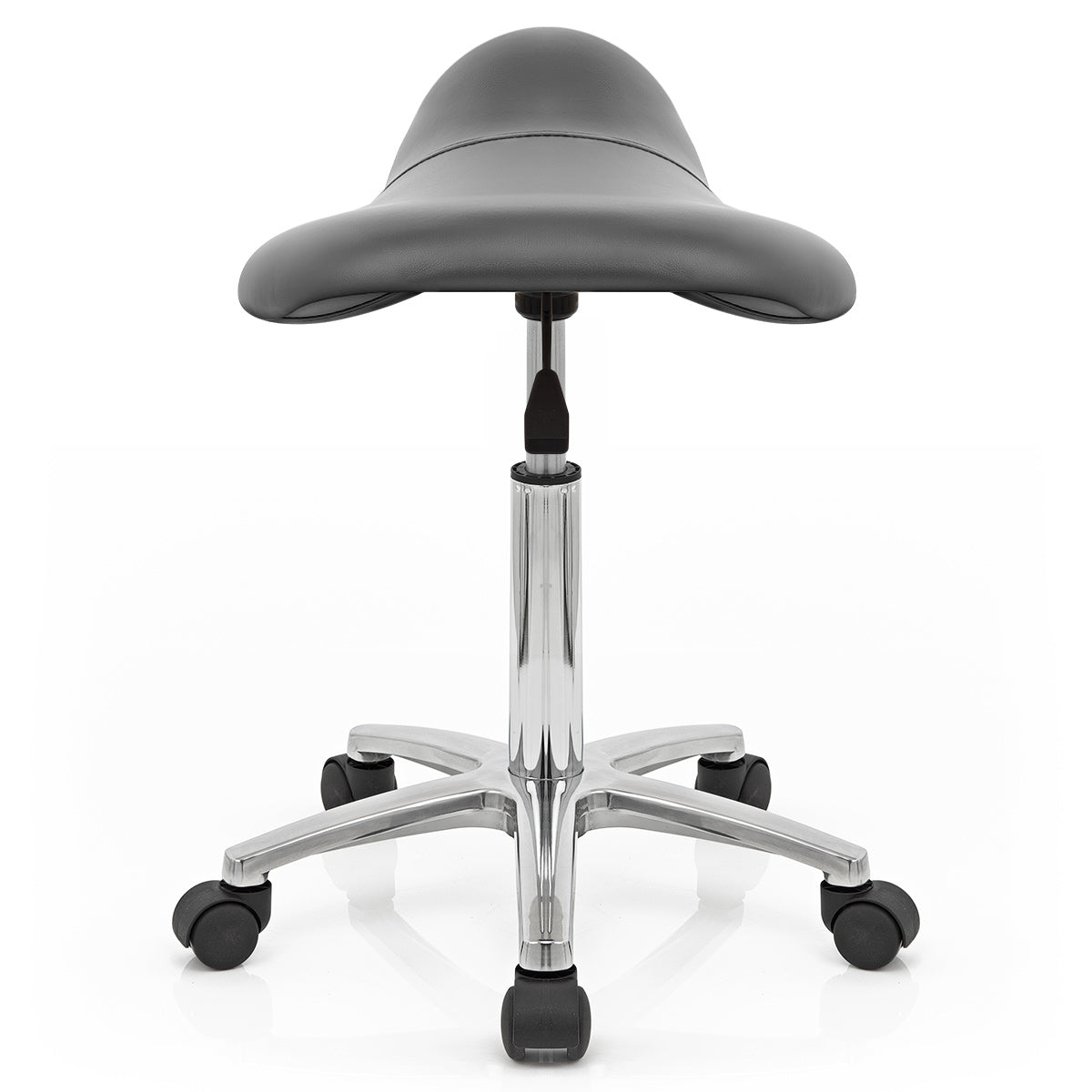 Deluxe Saddle Stool Grey