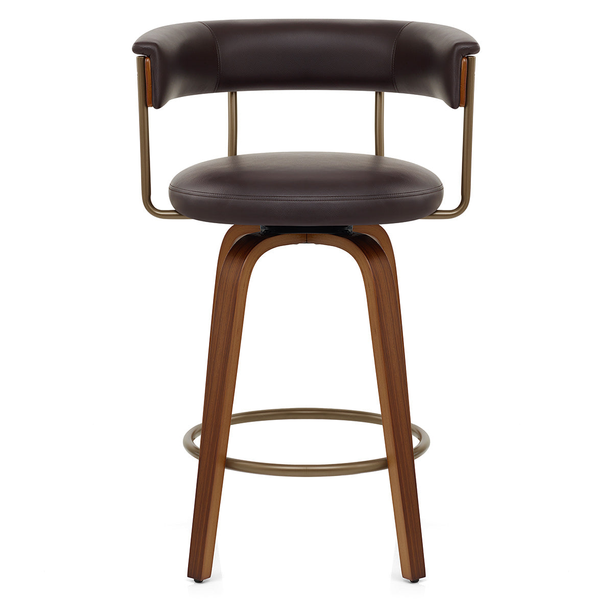 Costa Walnut Bar Stool Brown
