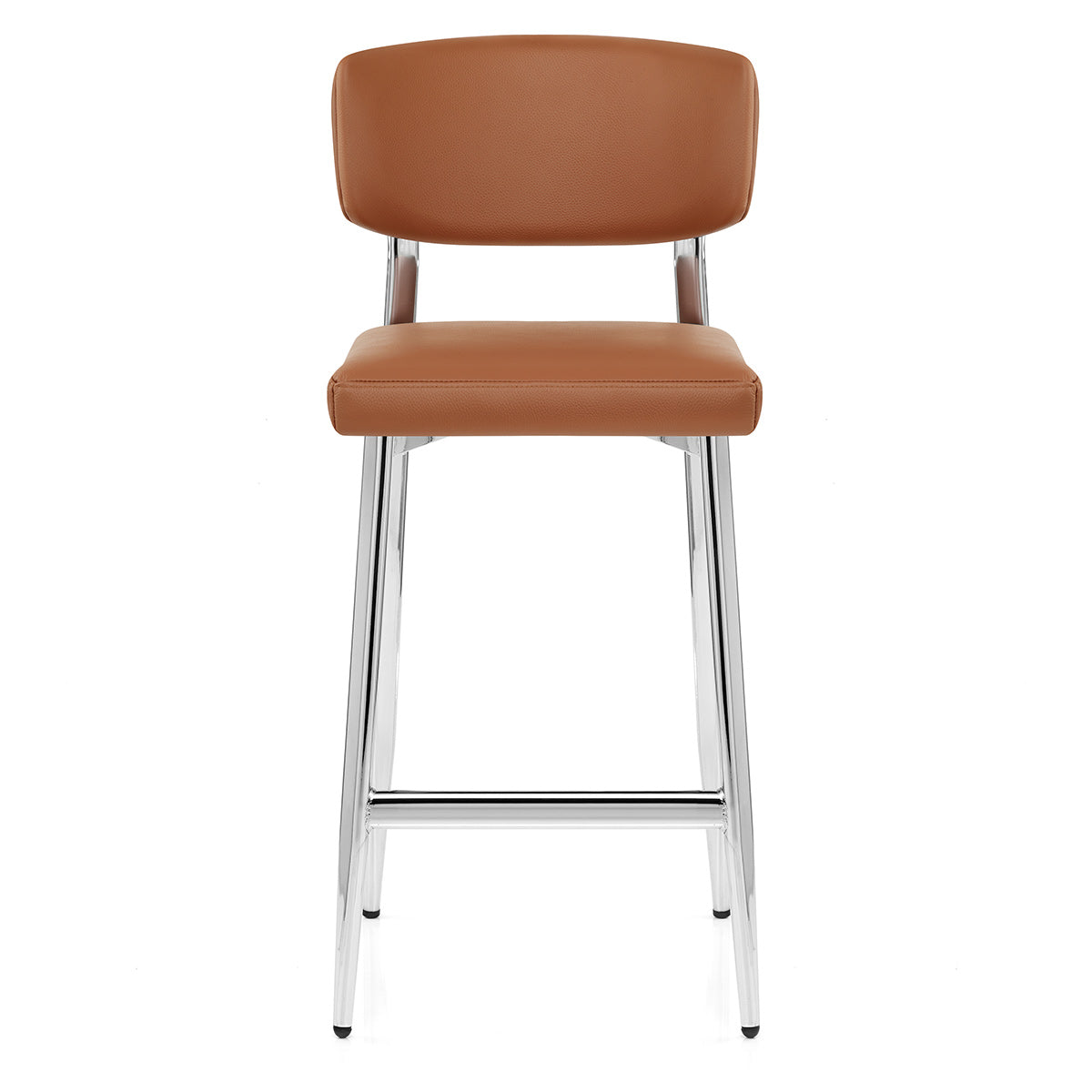 Parker Bar Stool Tan Real Leather
