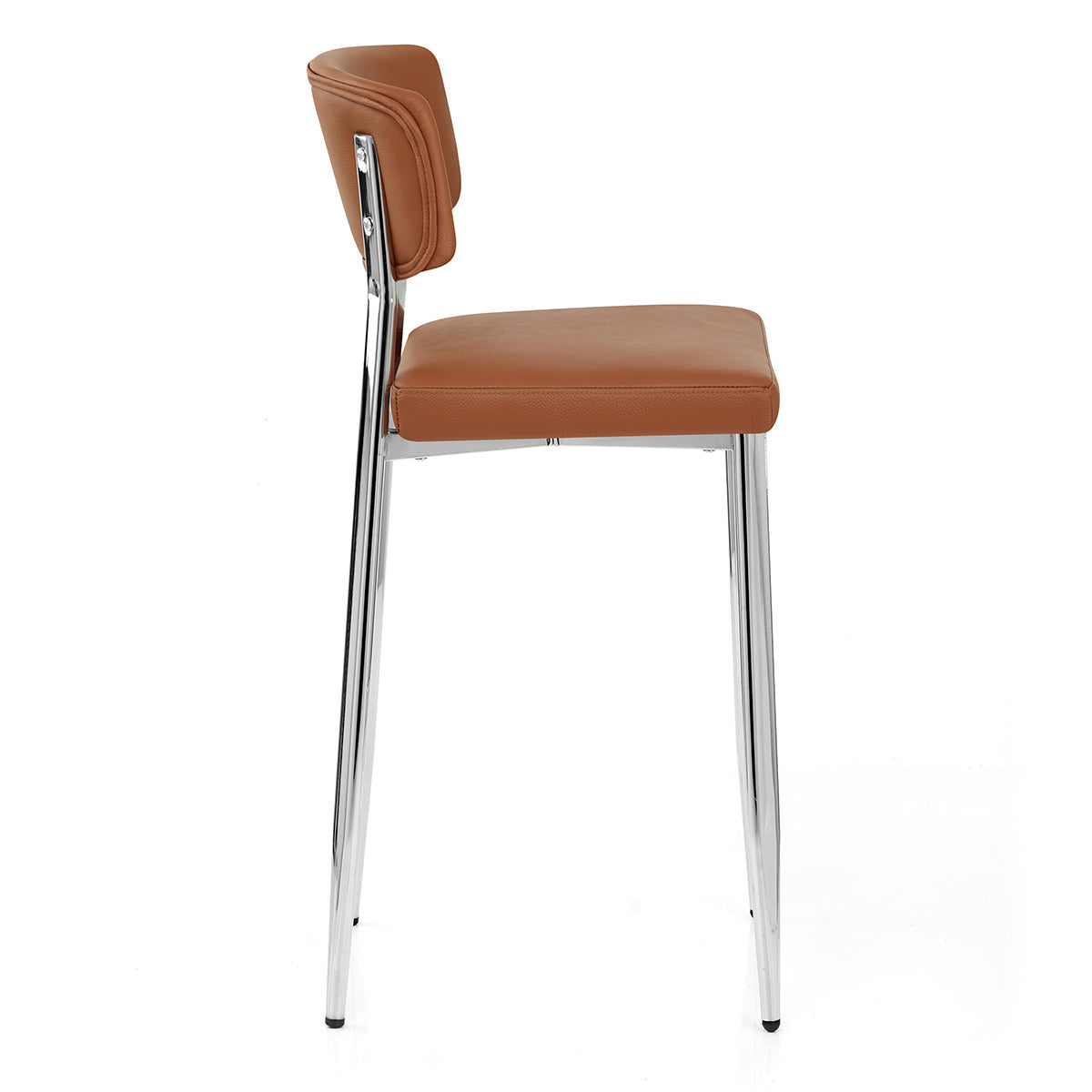 Parker Bar Stool Tan Real Leather