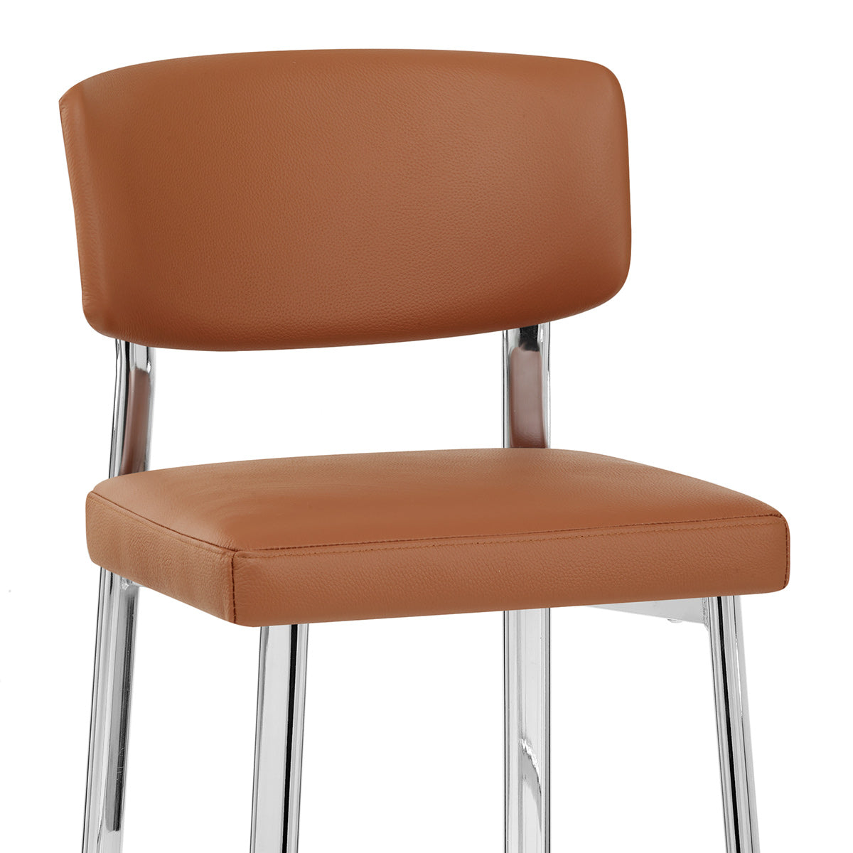 Parker Bar Stool Tan Real Leather