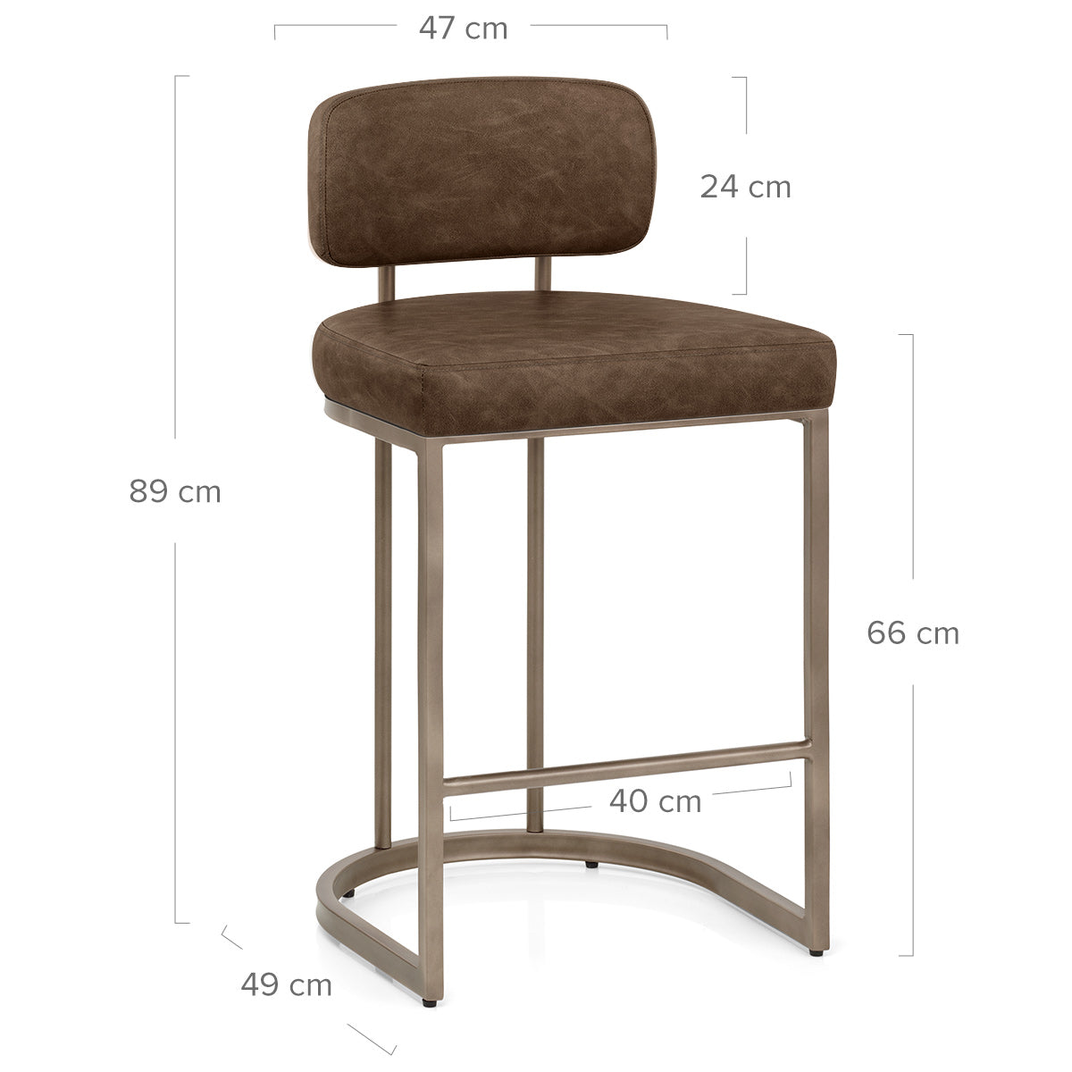 Verve Bar Stool Brown