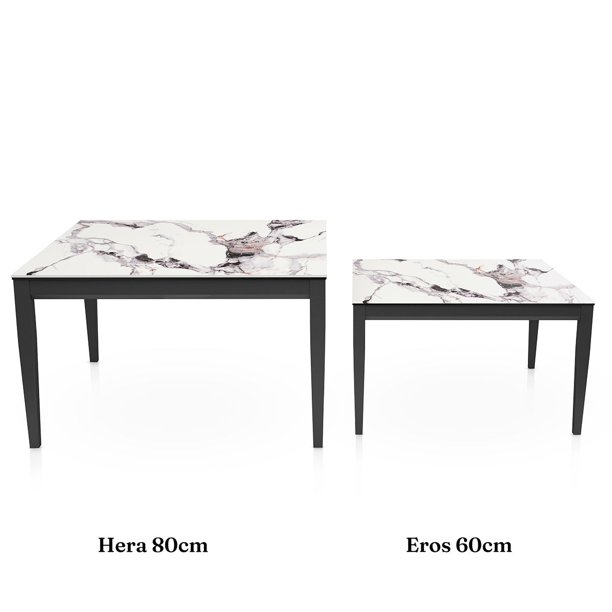 Eros 60cm Black Coffee Table