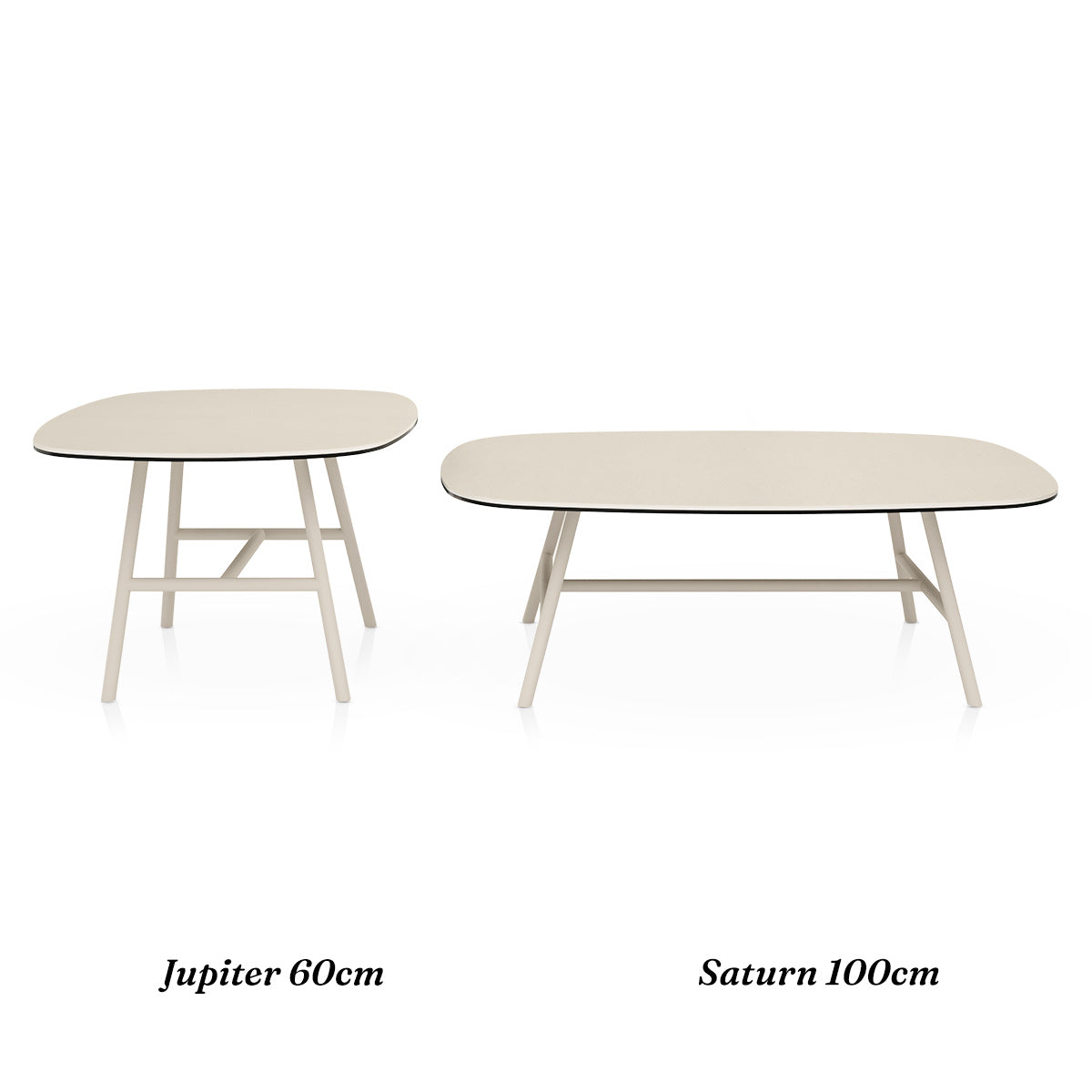 Jupiter 60cm Coffee Table Cream