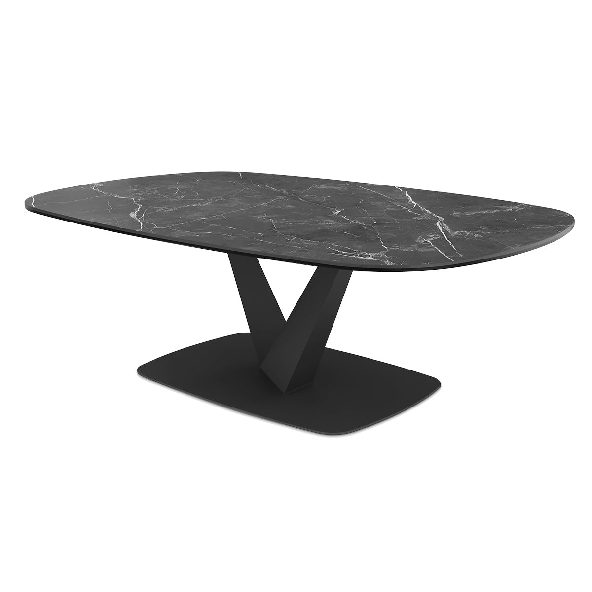 Pluto 120cm Coffee Table Black