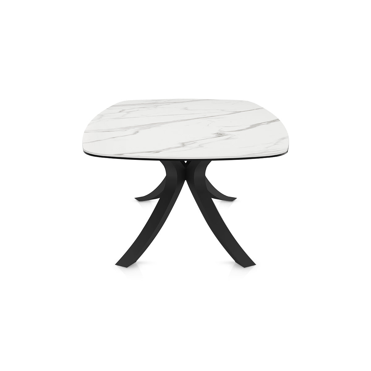 Olympia 130cm Black Coffee Table