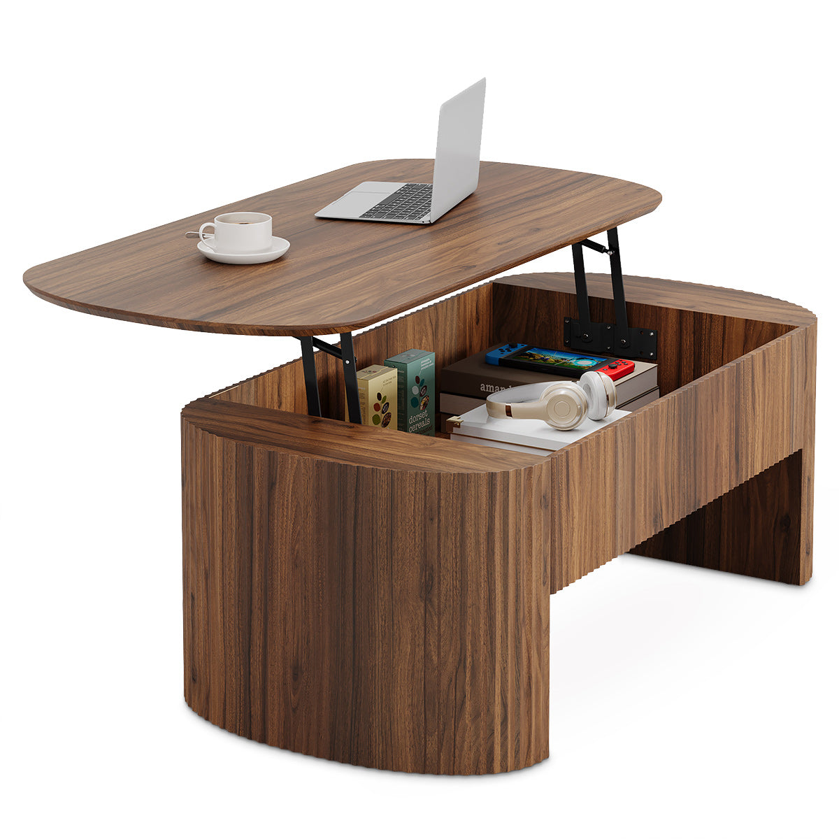Garda 120cm Walnut Storage Coffee Table