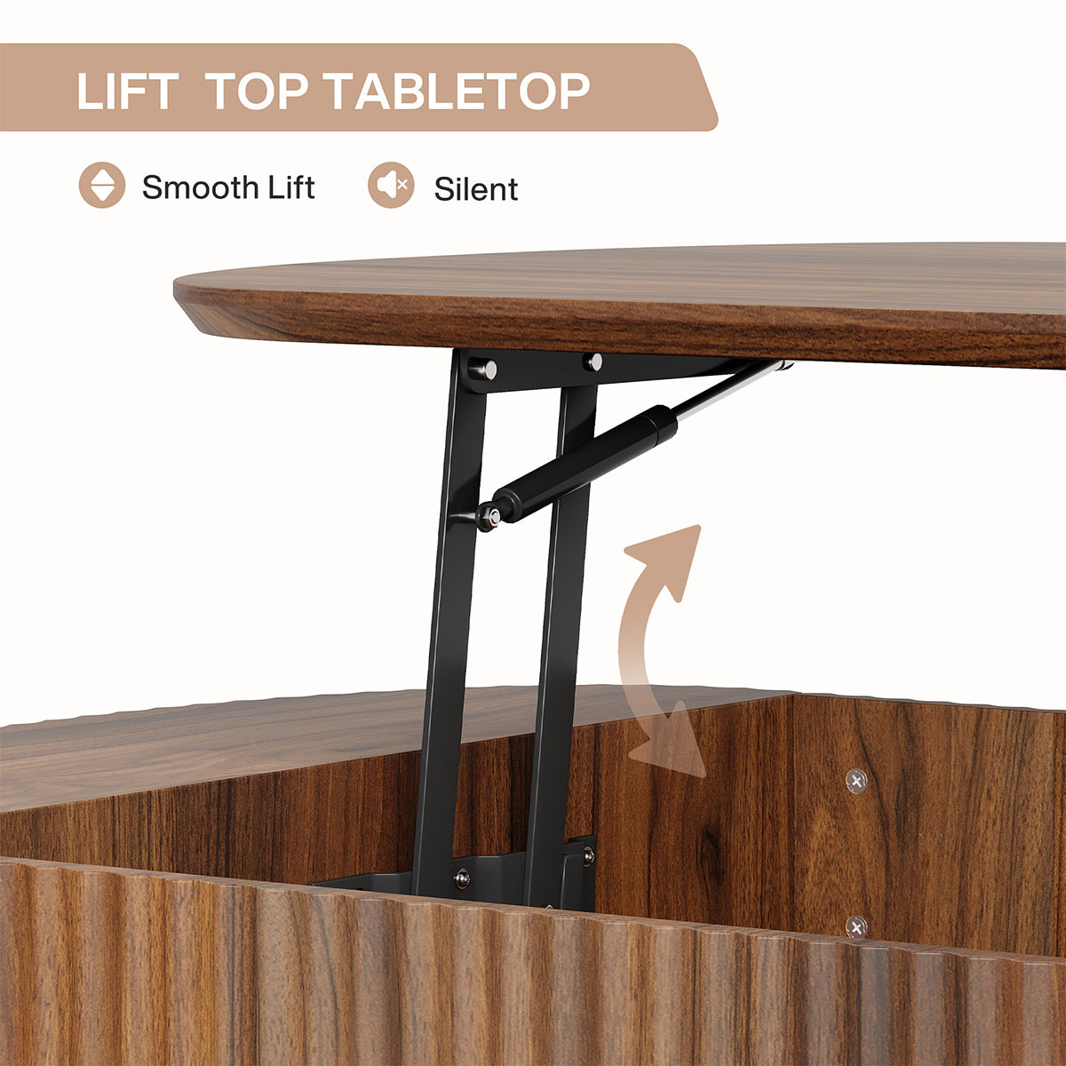 Garda 120cm Walnut Storage Coffee Table