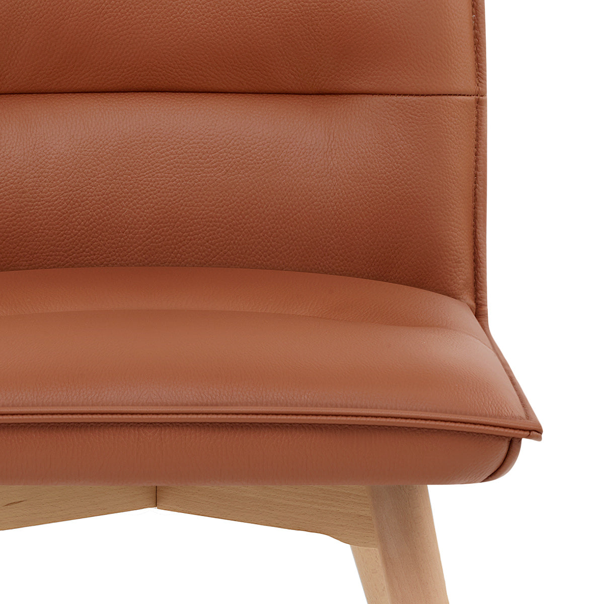 Ciro Real Leather Dining Chair Tan
