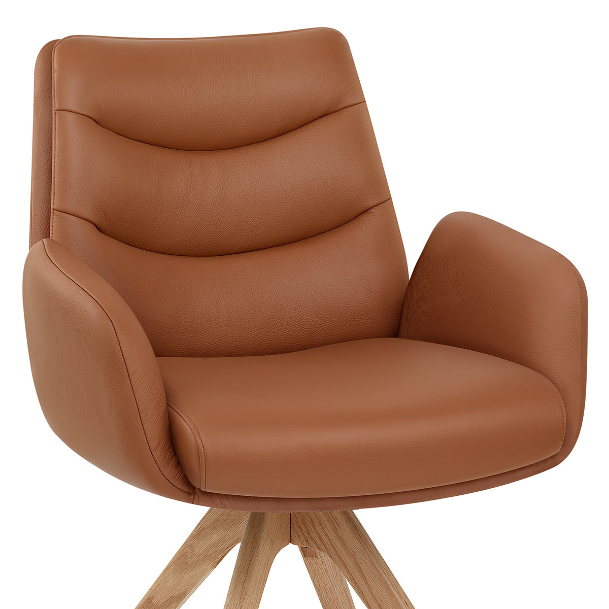 Madrid Real Leather Armchair Tan