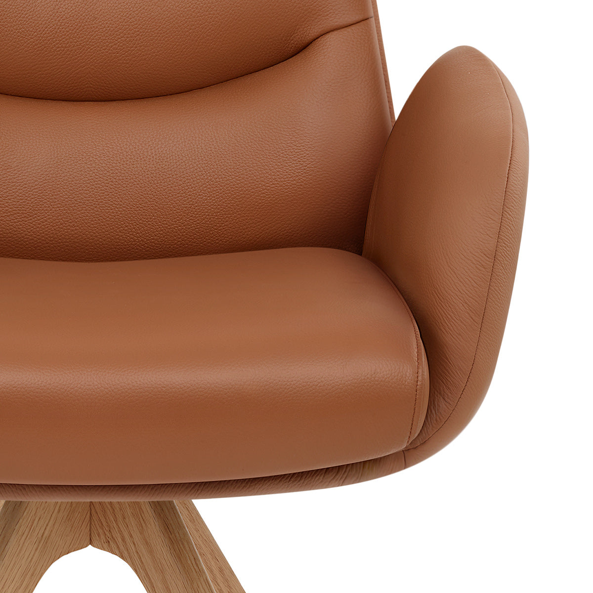 Madrid Real Leather Armchair Tan