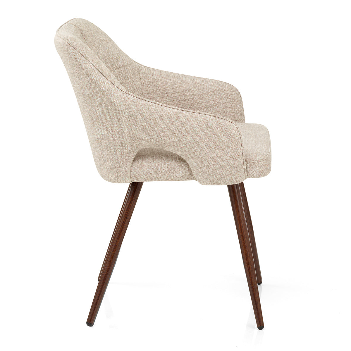 Elio Dining Chair Beige Fabric