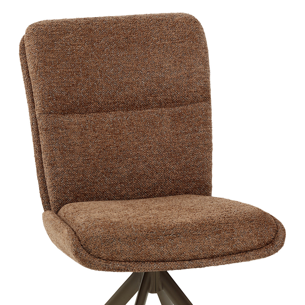 Epsom Dining Chair Brown Fabric