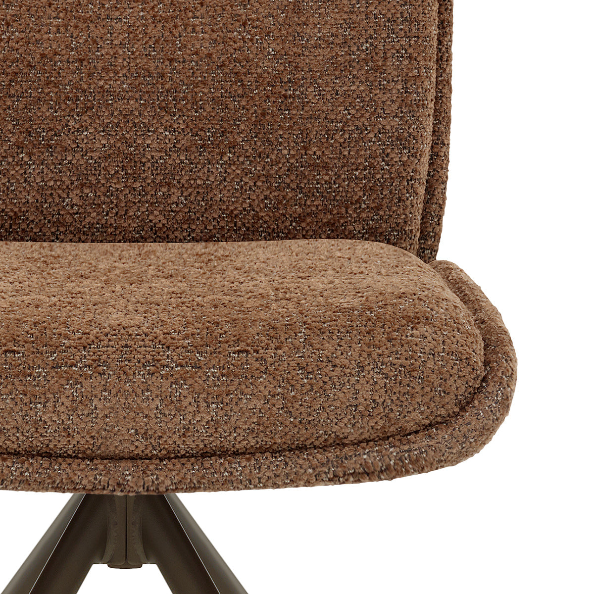 Epsom Dining Chair Brown Fabric