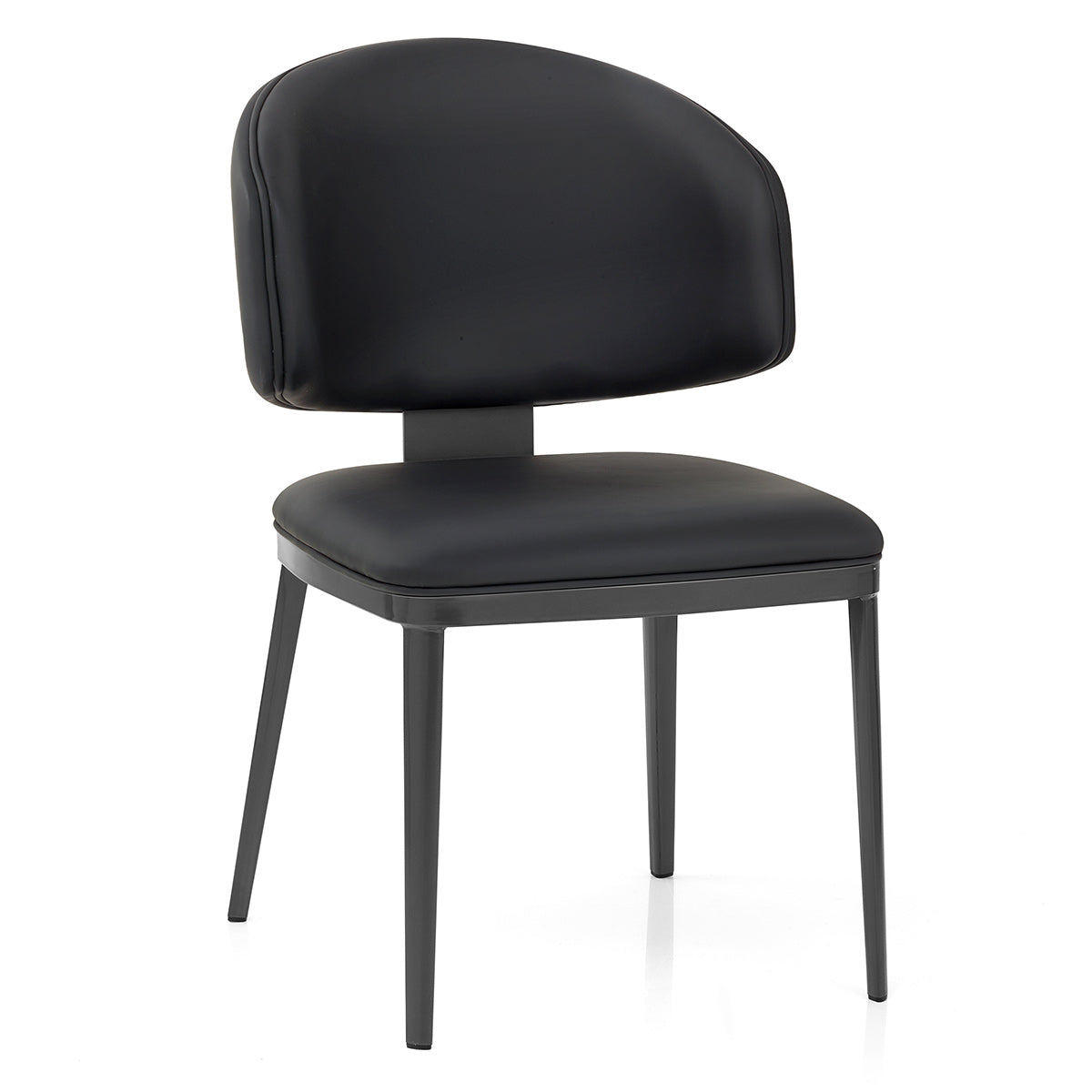 Elton Graphite Dining Chair Black