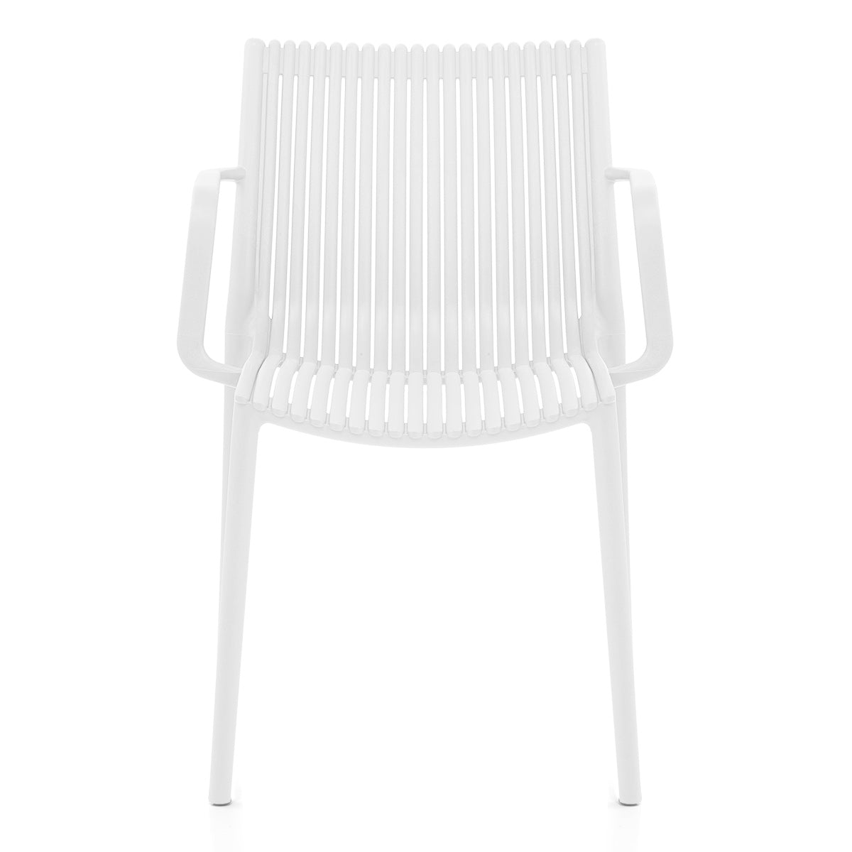 Aura Outdoor Stackable Armchair White