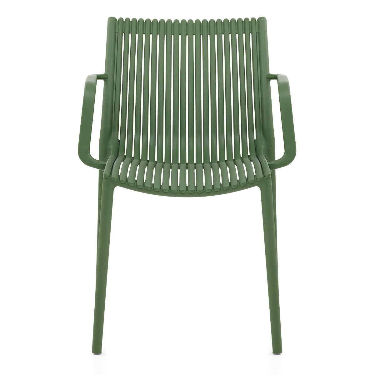 Aura Outdoor Stackable Armchair Green