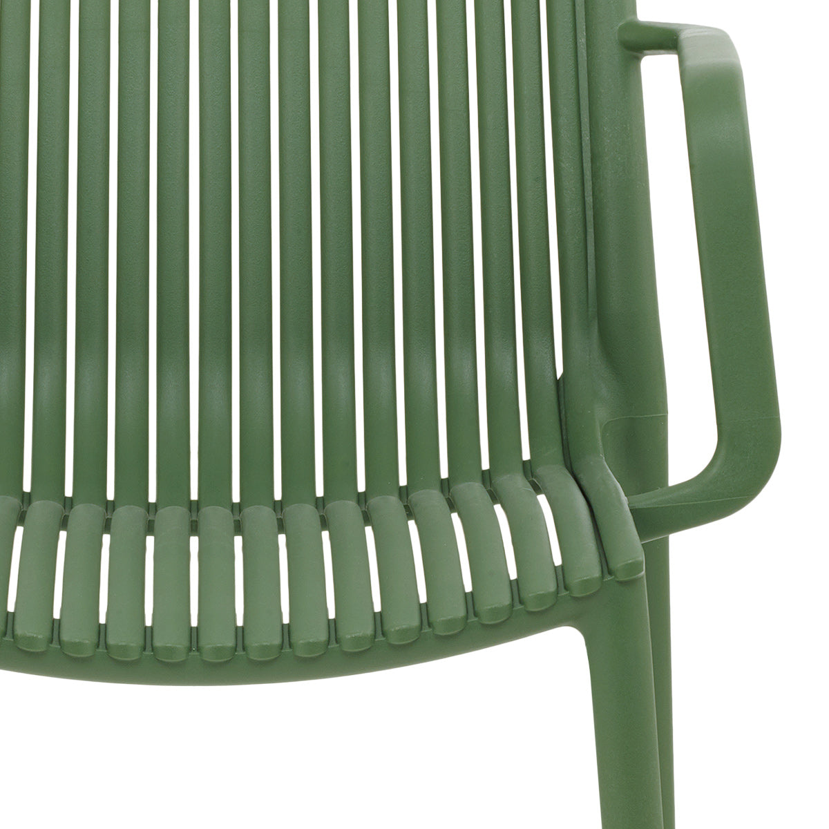 Aura Outdoor Stackable Armchair Green