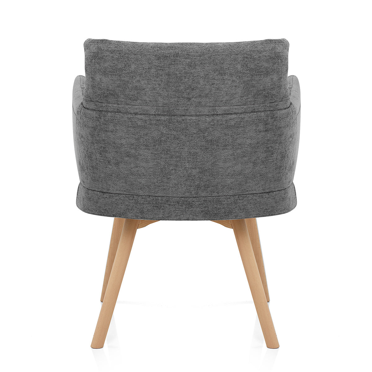 Mica Chair Oak & Charcoal Fabric