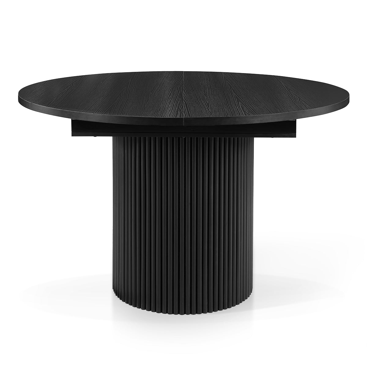 Atlas 120-160cm Oval Extending Dining Table Black