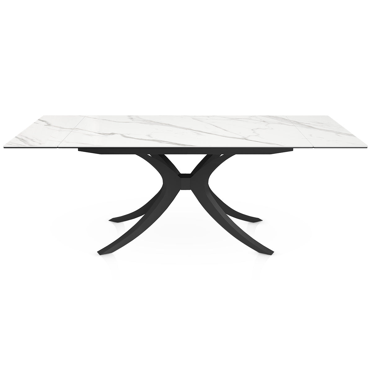 Apollo 140-200cm Extending Black Dining Table