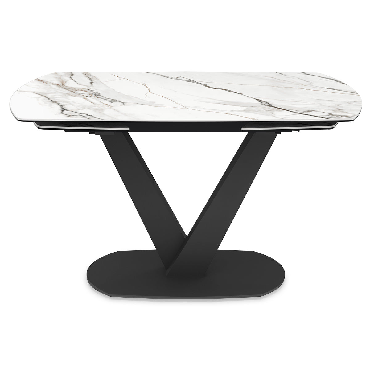 Verona 130-190cm Extending Dining Table White