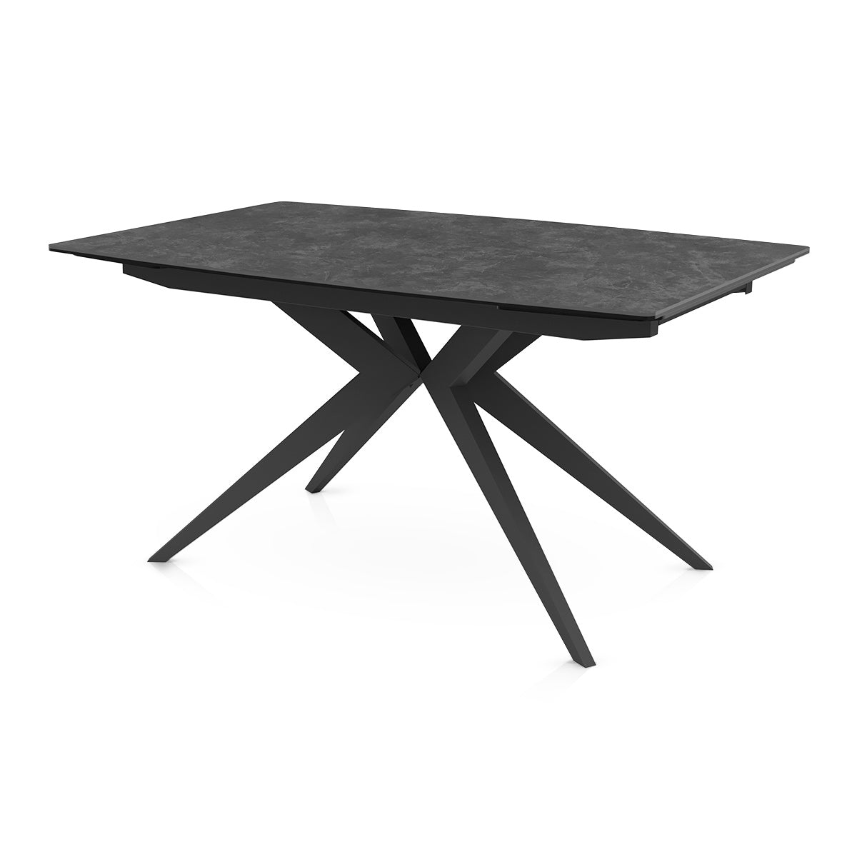 Venus 140-200cm Extending Dining Table Dark Grey