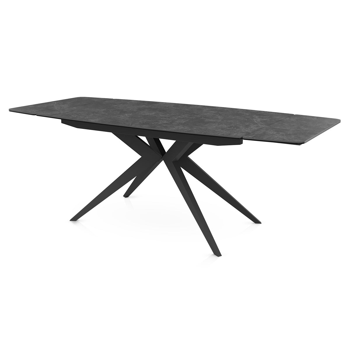 Venus 140-200cm Extending Dining Table Dark Grey