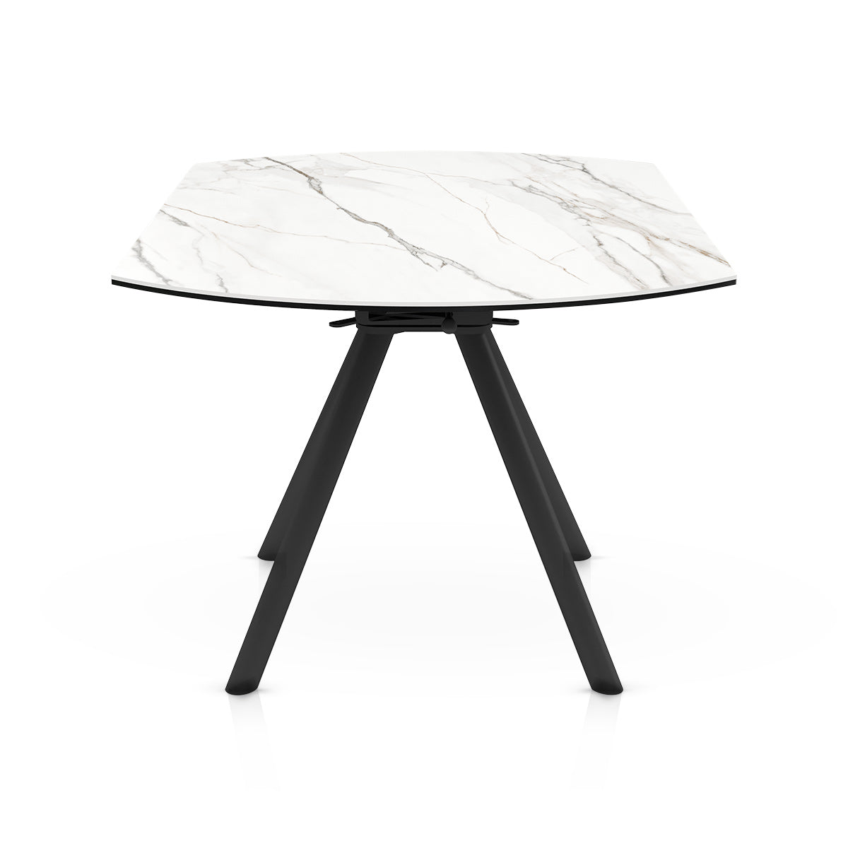Sparta 90-135cm Extending Dining Table White
