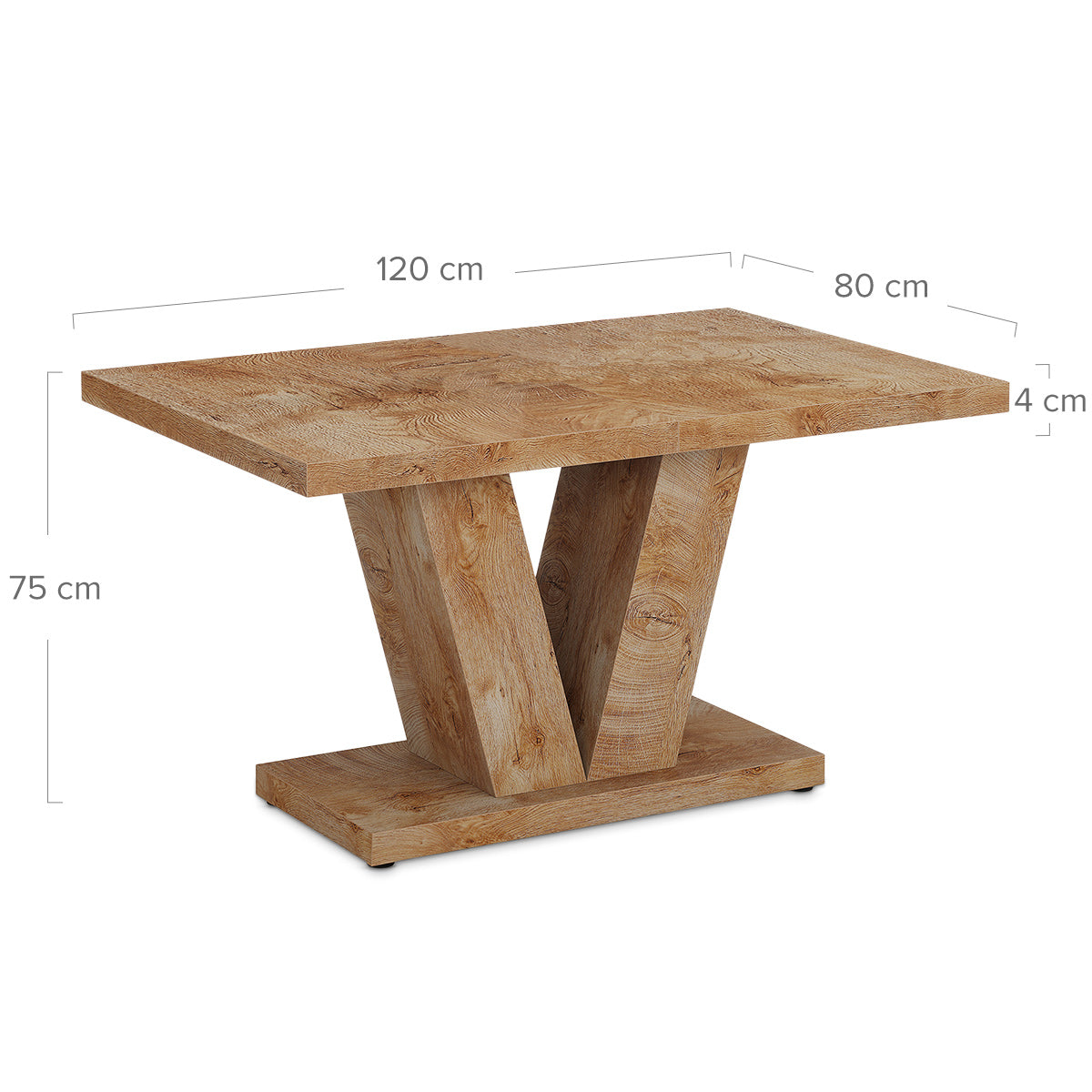 Grasmere 120cm Dining Table Oak