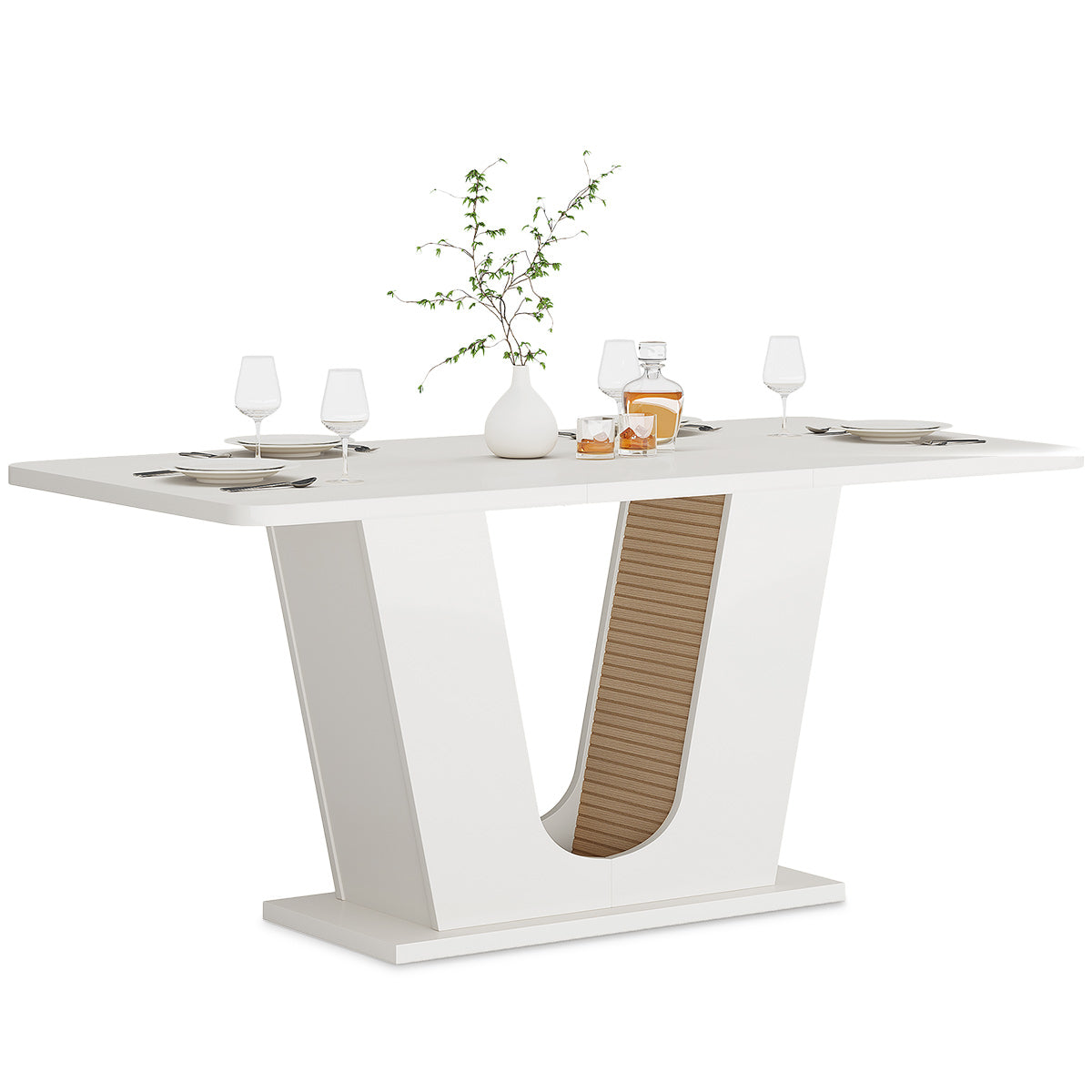 Panama 120cm Dining Table White
