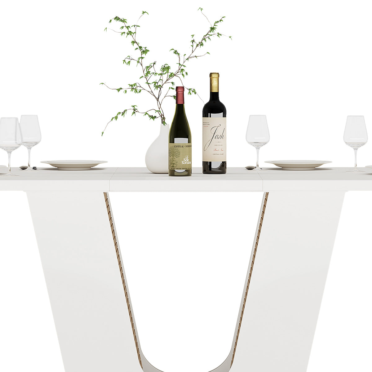 Panama 120cm Dining Table White