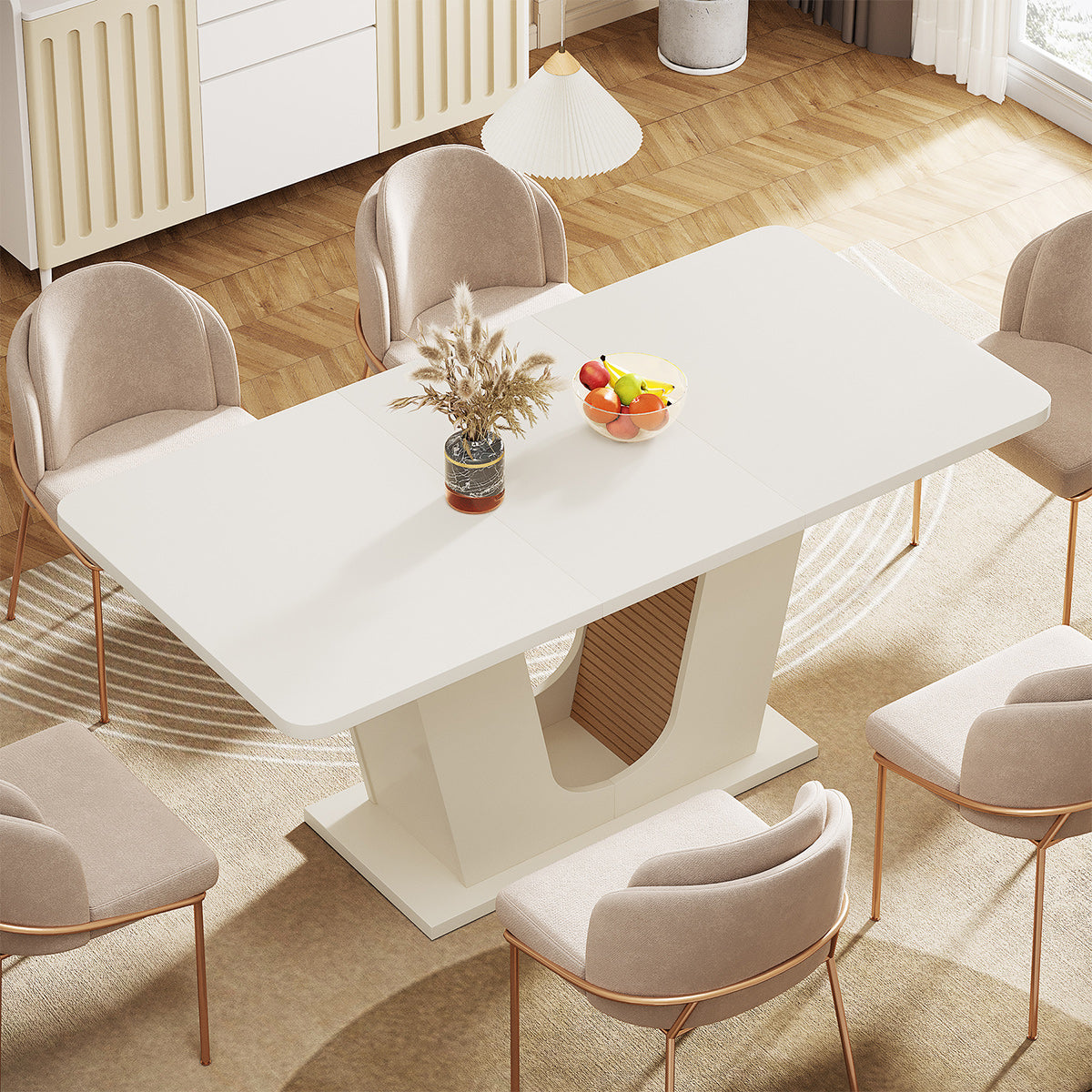 Panama 120cm Dining Table White