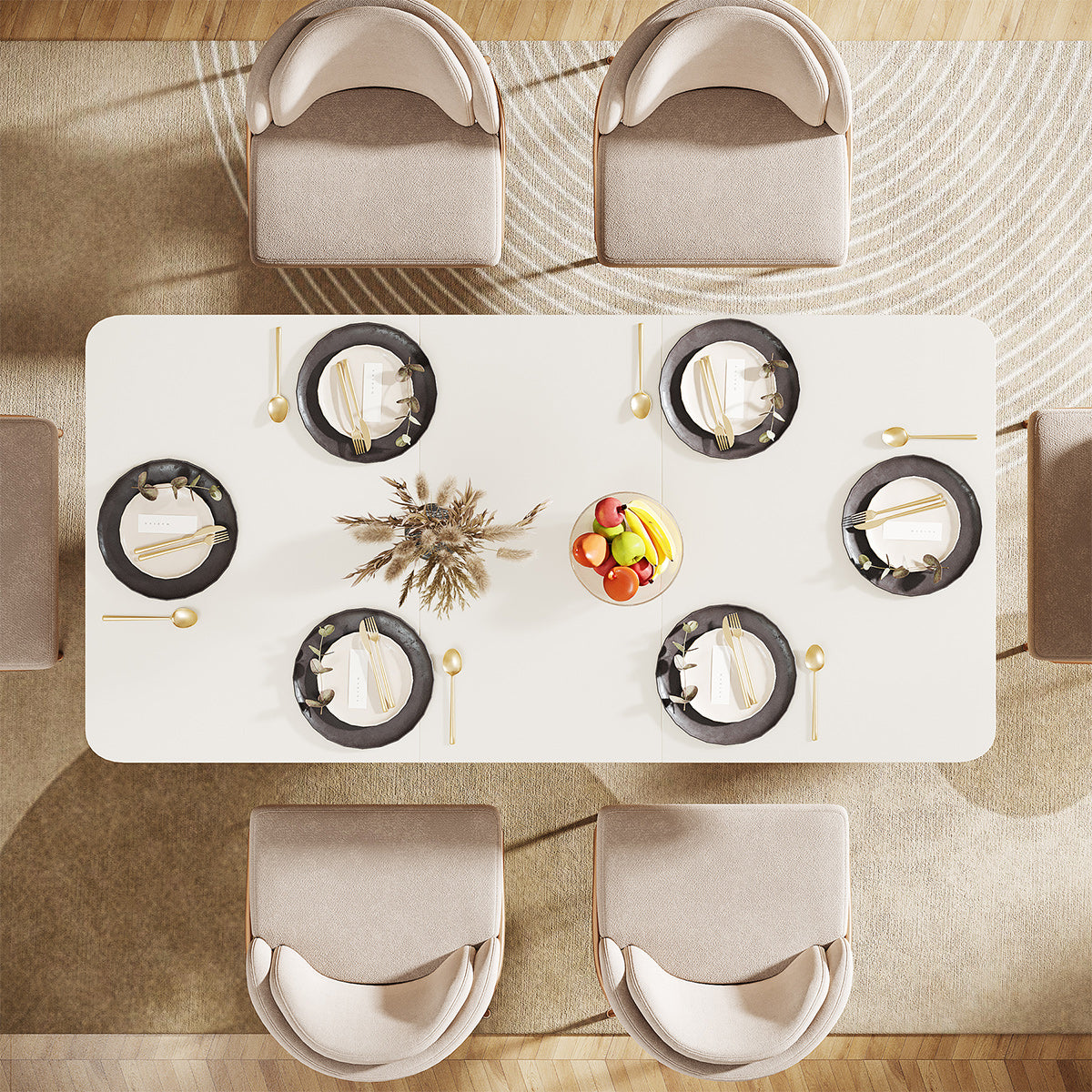 Panama 120cm Dining Table White