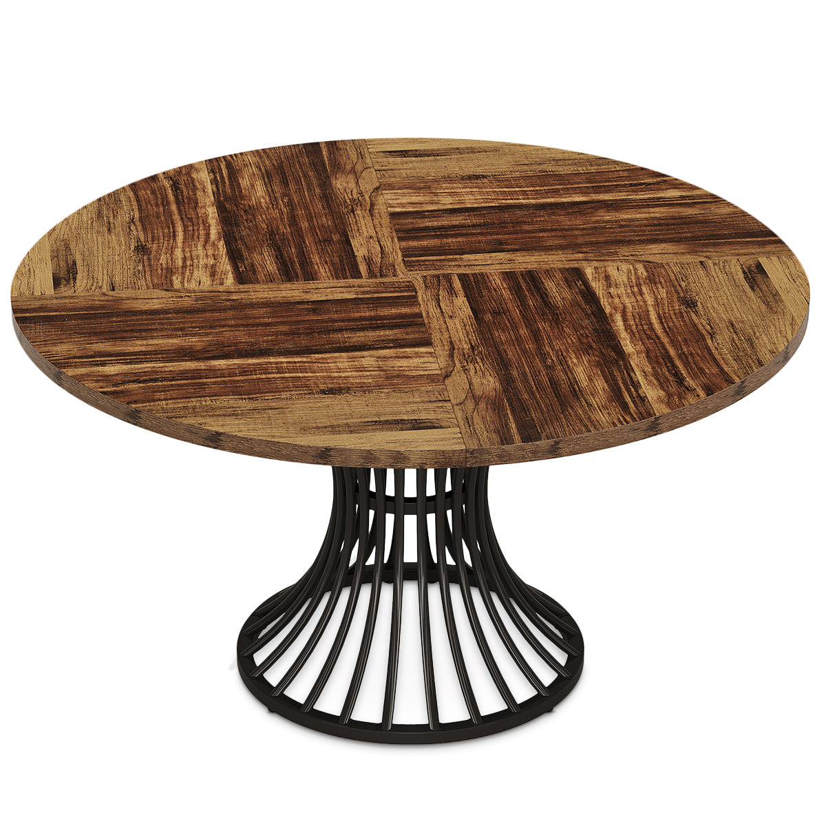 Mersey 120cm Round Dining Table Walnut