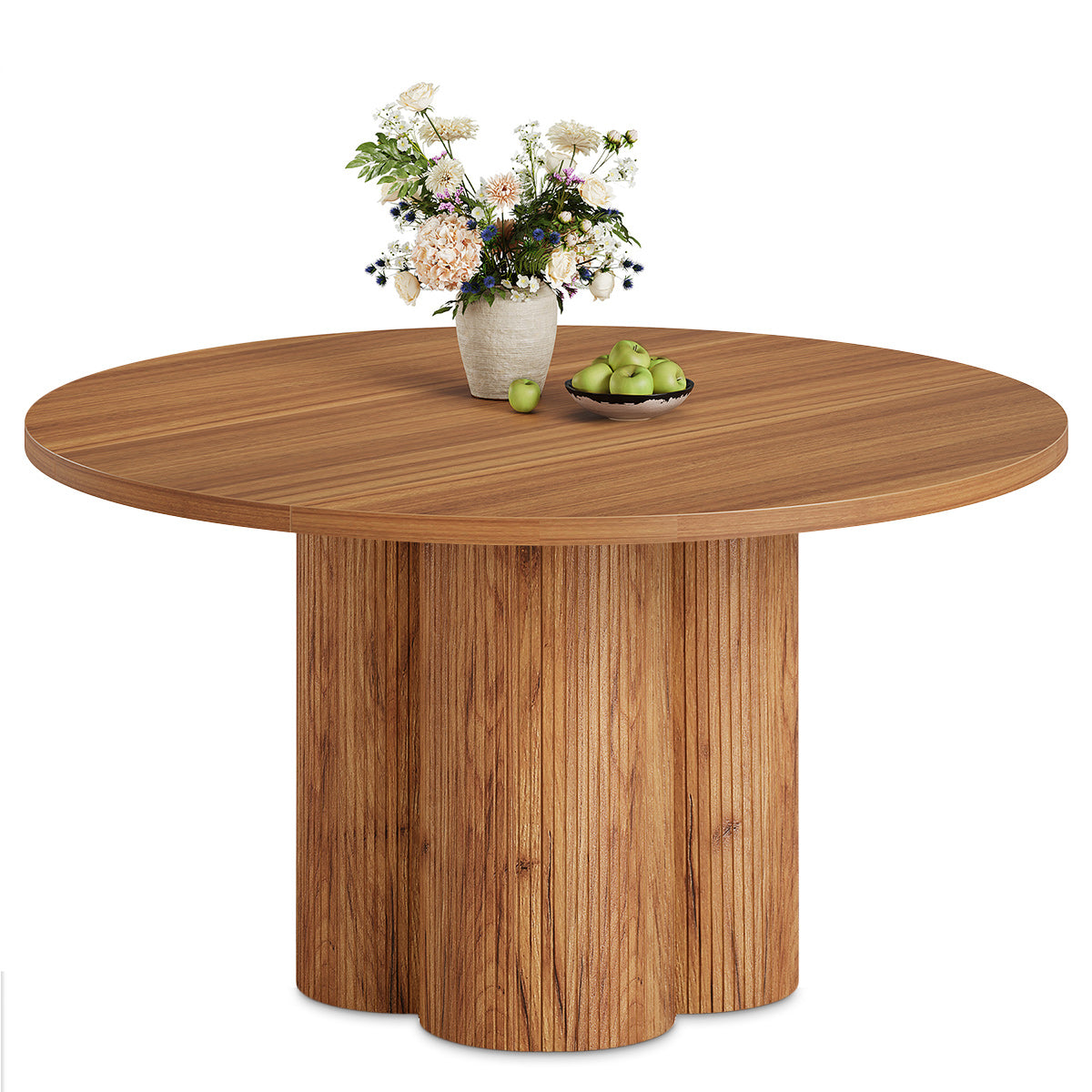 Como 120cm Round Dining Table Oak